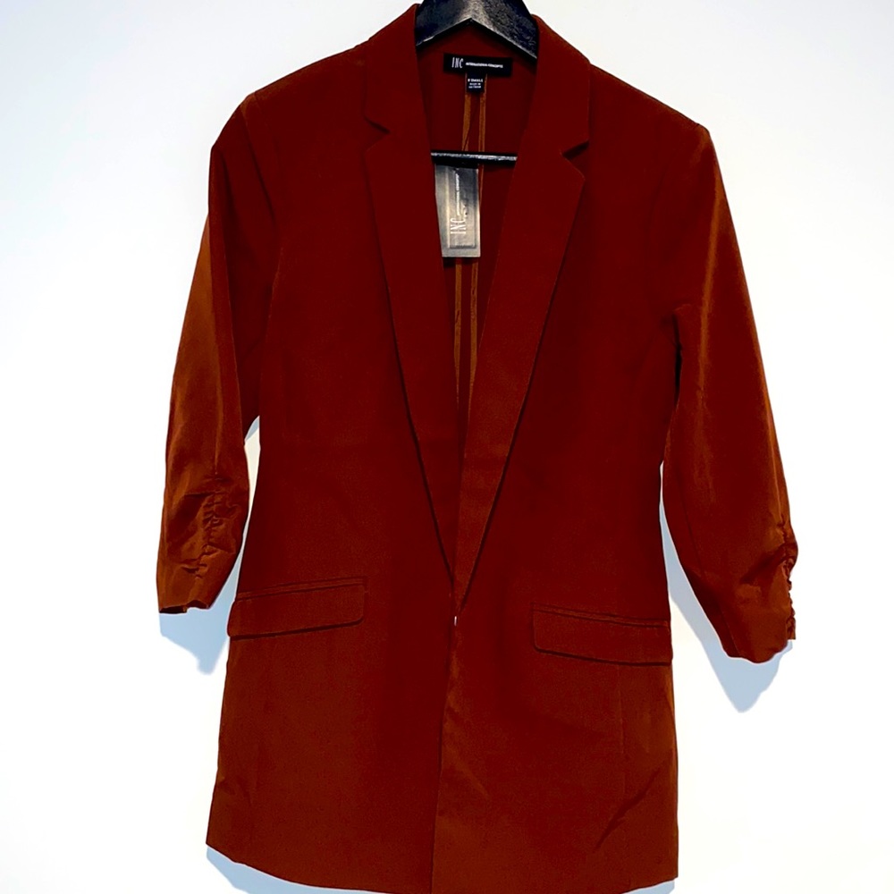 Inc International Concepts suit Jacket brown XS NWT - Picture 2 of 11